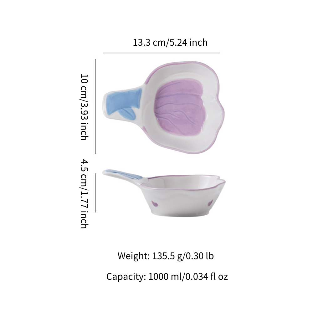 Cigarlemon Blooming Crape Myrtle Ceramic Dinnerware Set – 8 Pieces